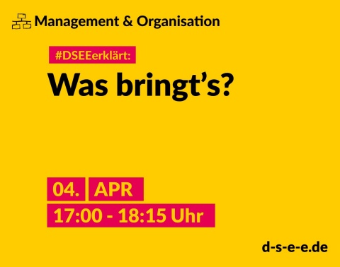 DSEE_Erklaert_Gemeinnuetzigkeit-April-2023_Teil-1_1415x1115 © dsee Symbolbild Weiterbildung