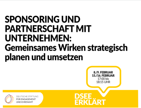 #DSEEerklärt - Sponsoring und Kooperation