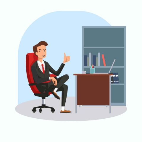 boss-vector-illustration � vecteezy.com Bild