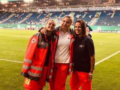 sanitätsdienstliche Absicherung im Ostseestadion Bild
